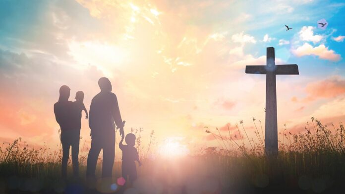 Family worship concept